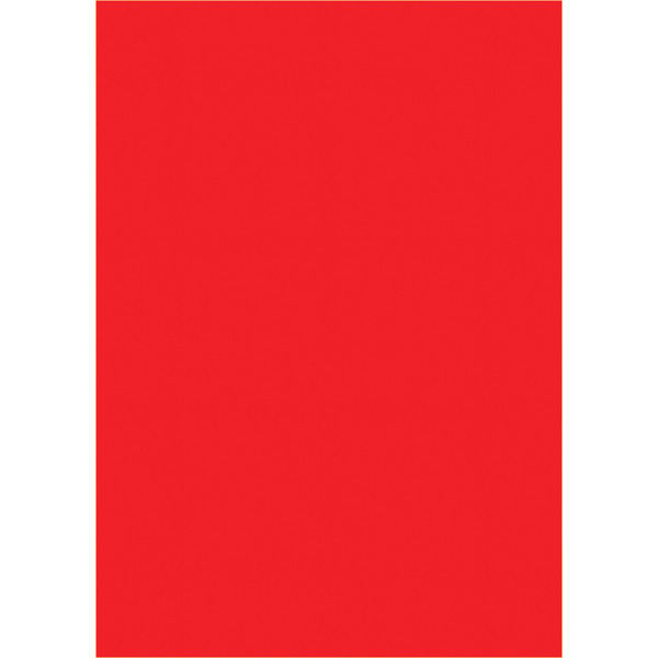 ササガワ タカ印 ケイコーポスター B5判 赤 厚口 13-3171 1セット（100枚：10枚×10袋）（取寄品）
