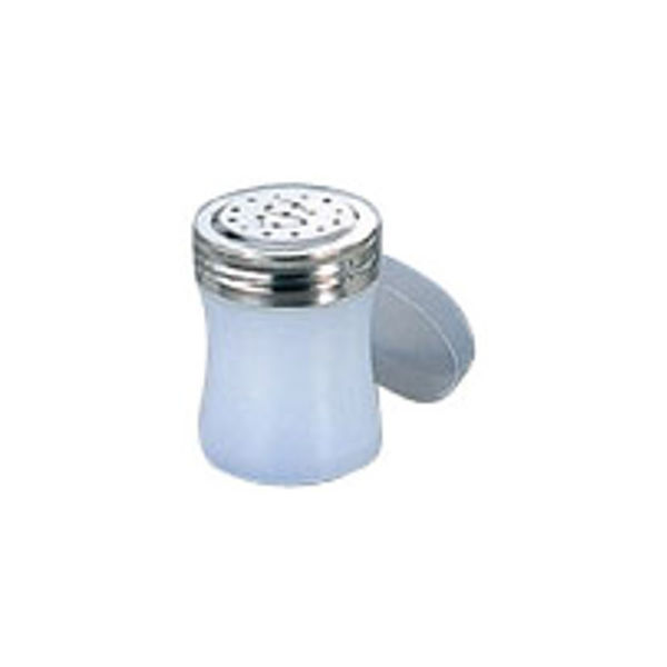ポリエチレン 鼓型 調味缶 小 S缶（ポリ蓋付）φ57×H80 7875100 猪熊製作所（取寄品）