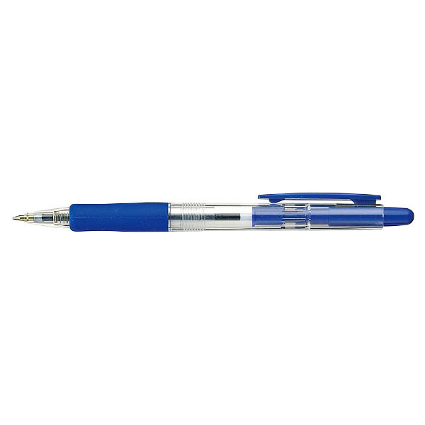 コクヨ（KOKUYO） 再生樹脂ボールペンパワーフィット インク色:青