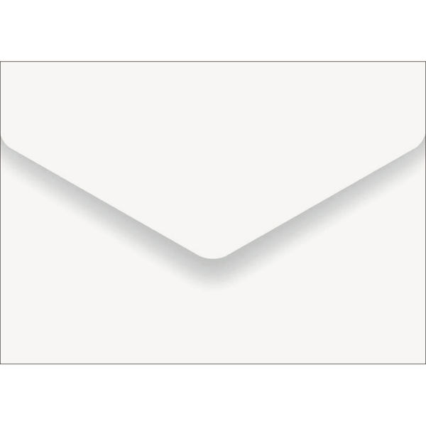 ササガワ メッセージカード袋 ホワイト 16-929 1セット（100枚：20枚×5袋）