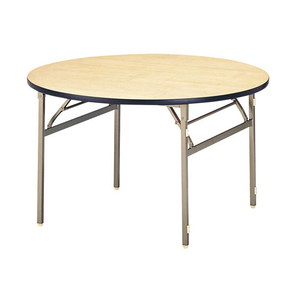三和製作所 折りたたみ円形テーブル 直径90cm 00000021（直送品）