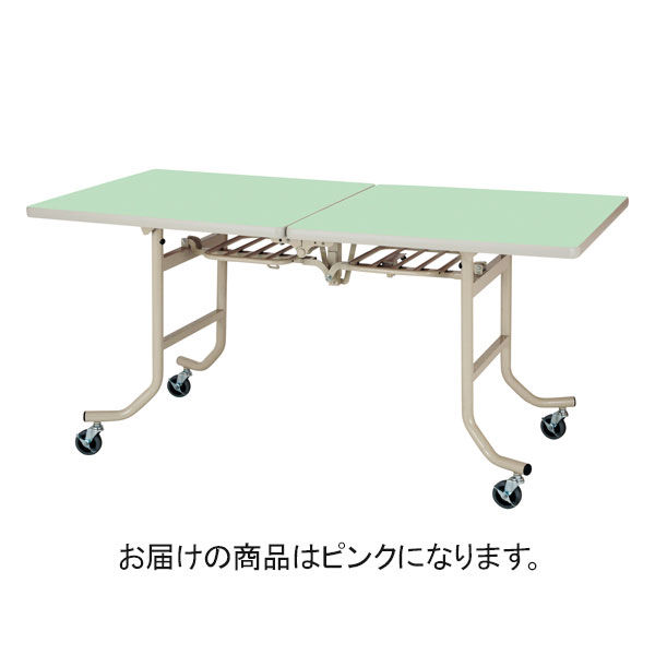 三和製作所 多目的フライトテーブル角型 ピンク 00260464（直送品）