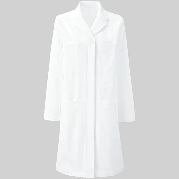 YUKISABURO WATANABE レディスドクターコート YW25 ホワイト S KAZEN（カゼン） 医療白衣 1枚（直送品）