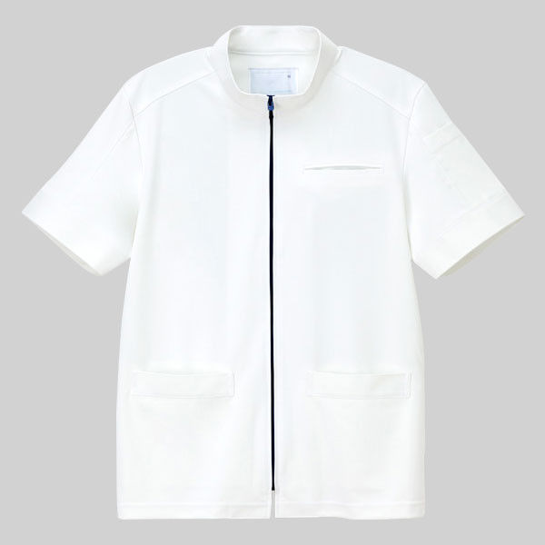 ナガイレーベン 男子上衣 LH-6267 オフホワイト M 医療白衣 1枚（取寄品）
