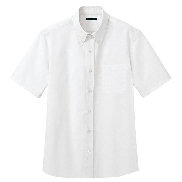アイトス メンズ半袖オックスボタンダウンシャツ 7872 ホワイト 4L 1枚（直送品）