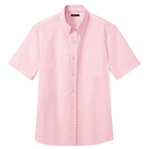 アイトス メンズ半袖オックスボタンダウンシャツ 7872 ピンク 3L 1枚 