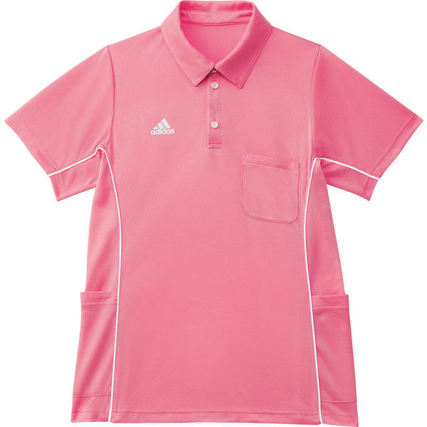 アディダス ポロシャツ（男女兼用） SCS732 ピンク XS KAZEN（カゼン） 医療白衣 1枚（直送品）