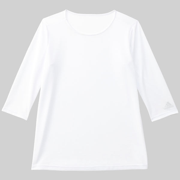 アディダス インナーTシャツ（男女兼用） SMS900 ホワイト O KAZEN（カゼン） 医療白衣 1枚（直送品） - アスクル