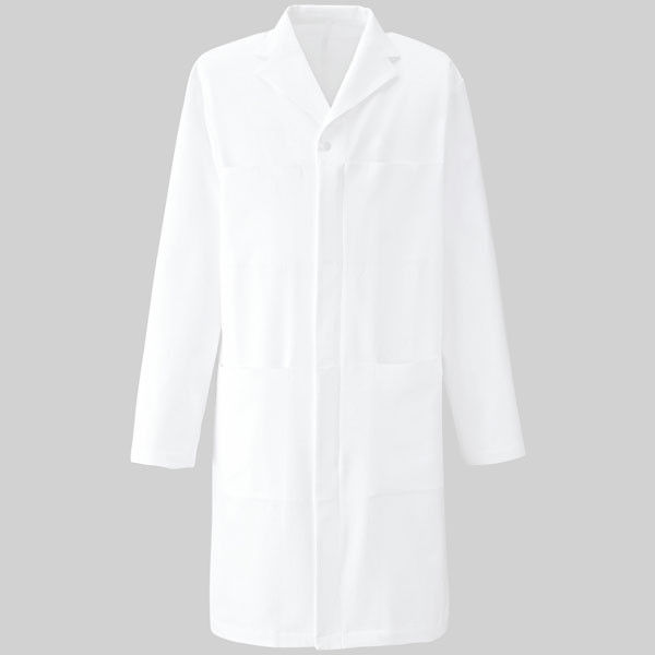 YUKISABURO WATANABE メンズドクターコート YW27 ホワイト S KAZEN（カゼン） 医療白衣 1枚（直送品）