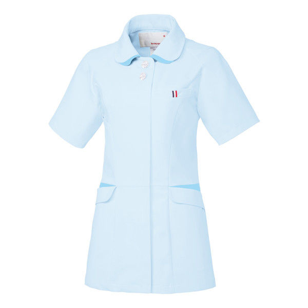 ルコックスポルティフ レディースジャケット UQW1040 ブルー×ブルー LL 医療白衣 1枚（直送品）