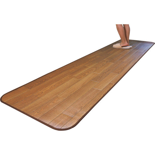 東リ キッチンマット ウッド 45×150cm 幅450×奥行1500mm 6422610 1枚（直送品）