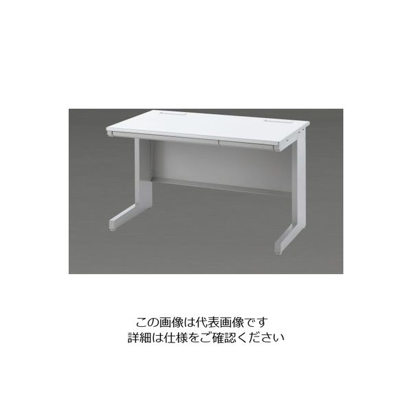 エスコ 1000x700x700mm 平デスク EA954DE-55D 1個（直送品）