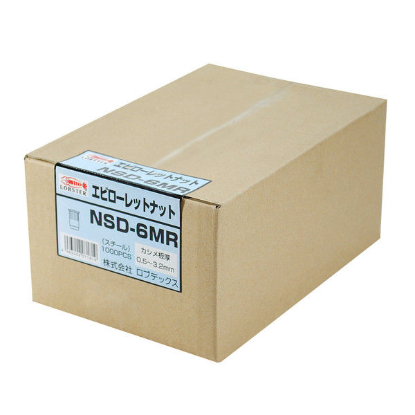 エビ ローレットナット（1000） NSD-4MR NSD4MR 1箱（1000個入） ロブテックス（直送品） 11,305円