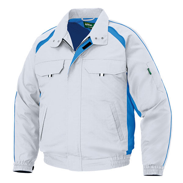 空調服 シルバーグレー Ｌサイズ　フルセット KU90550C06S5 空調服(R) 長袖ブルゾン KU90550 空調服 服のみ