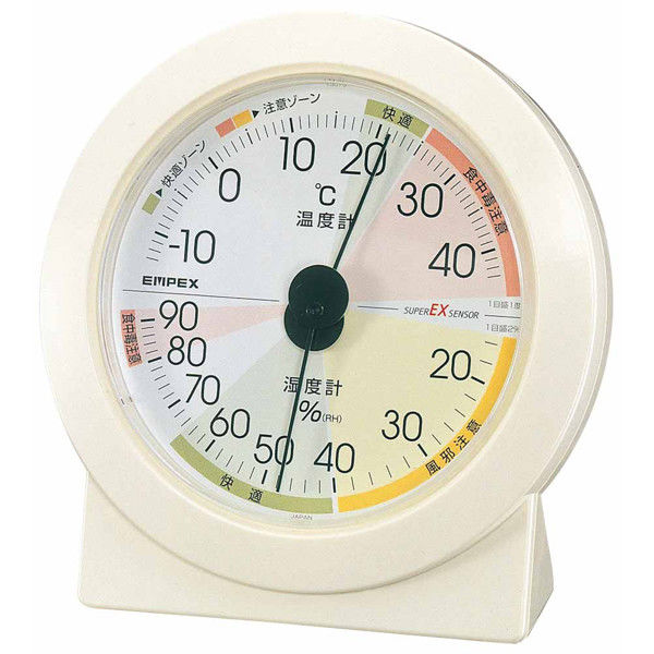 エンペックス気象計 高精度UD温・湿度計 EX-2831 1個 - アスクル