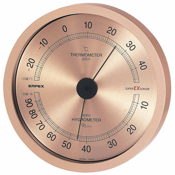 エンペックス気象計 スーパーEX高品質温・湿度計 EX-2728 1個 - アスクル
