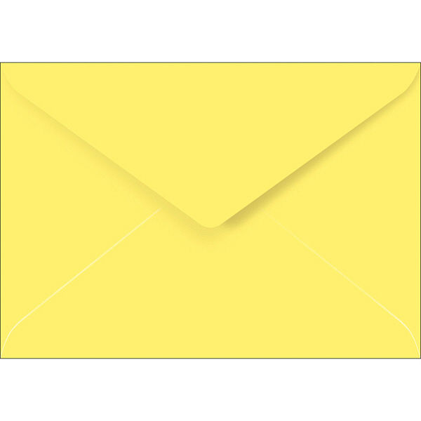 ササガワ 洋2封筒（ダイヤ貼り） Paletta レモン 16-2002 75枚（15枚袋入×5冊）（取寄品）