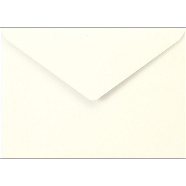 ササガワ 洋2封筒（ダイヤ貼り） Paletta ナチュラルホワイト 16-2025 40枚（8枚袋入×5冊）（取寄品）