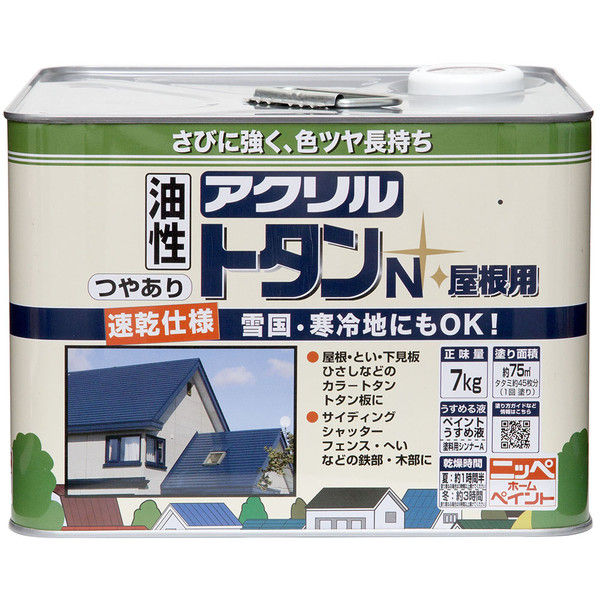 ニッペホームプロダクツ アクリルトタンN屋根用 7kg 空 4976124129421（直送品）