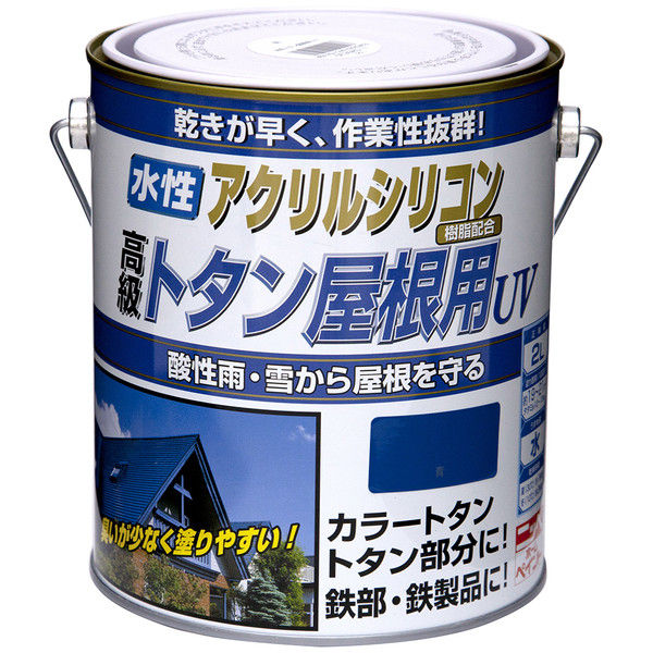 ニッペホームプロダクツ 水性トタン屋根用UV 2L 赤さび 4976124192005（直送品）