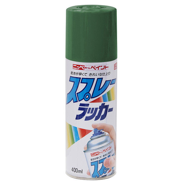 ニッペホームプロダクツ スプレーラッカー 400ml グリーン 4976124251603 1セット（6本入）（直送品）