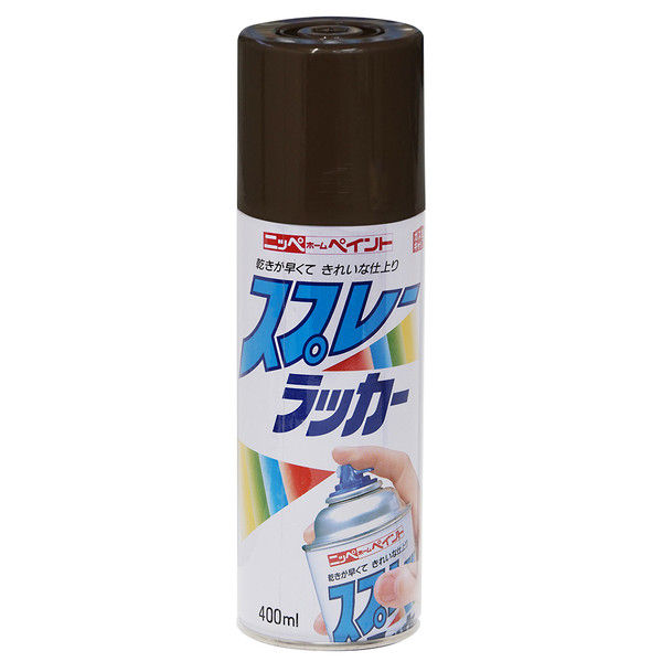 ニッペホームプロダクツ スプレーラッカー 400ml チョコ 4976124252105 1セット（6本入）（直送品）