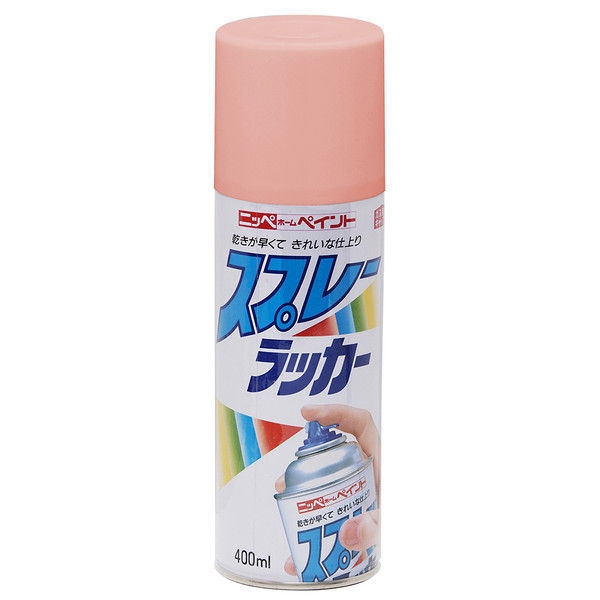 ニッペホームプロダクツ スプレーラッカー 400ml ピンク 4976124252709 1セット（6本入）（直送品）