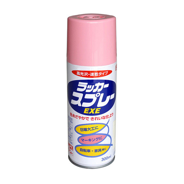 ニッペホームプロダクツ ラッカースプレーEXE 300ml ピンク 4976124264634 1セット（12本入）（直送品）