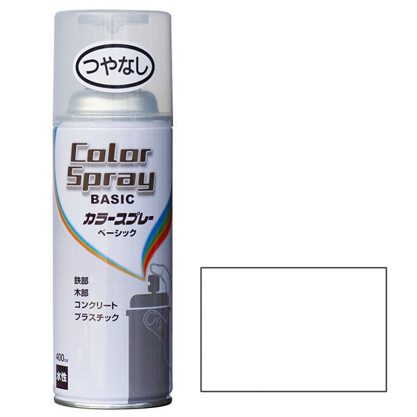 ニッペホームプロダクツ カラースプレーベーシック 400ml つやなしクリヤー 4976124266010 1セット（12本入）（直送品）