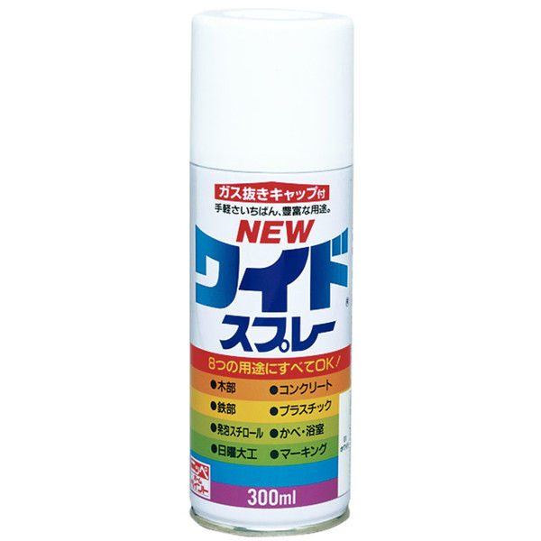 ニッペホームプロダクツ ニューワイドスプレー 300ml ピンク 4976124280818 1セット（6本入）（直送品）