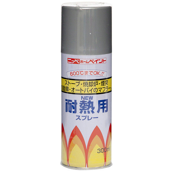 ニッペホームプロダクツ 耐熱用スプレー 300ml シルバー 4976124310508 1セット（6本入）（直送品）