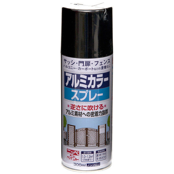 ニッペホームプロダクツ アルミカラースプレー 300ml ブラウンメタリック 4976124324802 1セット（6本入）（直送品）