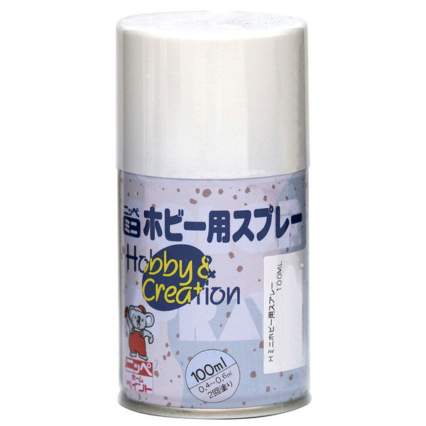 ニッペホームプロダクツ ミニホビースプレー 100ml ホワイト 4976124410116 1セット（6本入）（直送品）