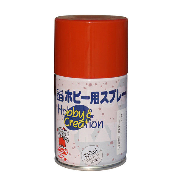 ニッペホームプロダクツ ミニホビースプレー 100ml 朱色 4976124413513 1セット（6本入）（直送品）