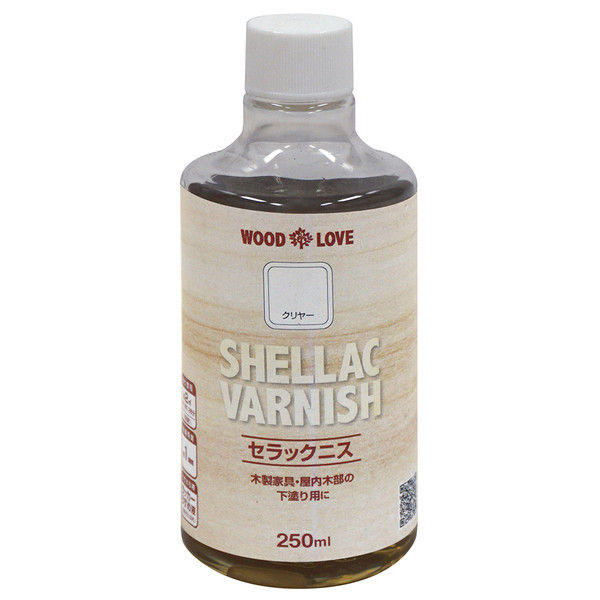 ニッペホームプロダクツ WOOD LOVE セラックニス 250ml クリヤー 4976124516962 1セット（6個入）（直送品）