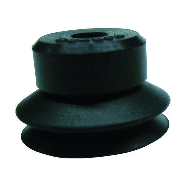 コンバム CONVUM 吸着パッド ジャバラワンタッチ取付 Φ6 ニトリルゴム 黒色 PJG-6-N 1個 354-9381（直送品）