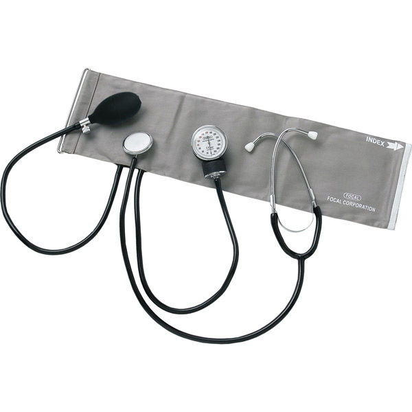 フォーカルコーポレーション FOCAL アネロイド血圧計 FC-101 聴診器一