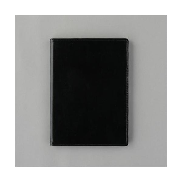 エスコ 235x171mm クリップファイル(二つ折り/ブラック) EA762DA-174 1セット(4冊:1冊×4個)（直送品）