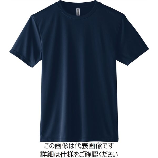 トムス 3.5オンスドライTシャツ ネイビー SS 00350-AIT-031-SS 1セット(5枚)（直送品）