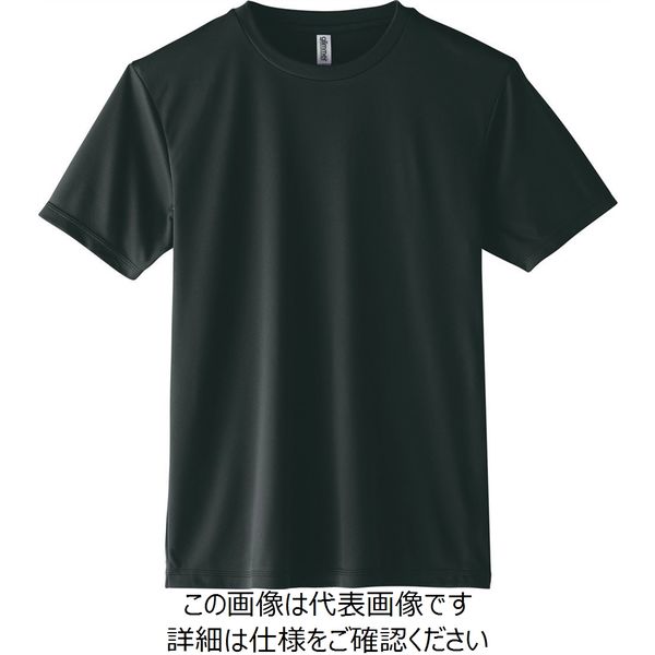 トムス 3.5オンスドライTシャツ ブラック SS 00350-AIT-005-SS 1セット(5枚)（直送品）