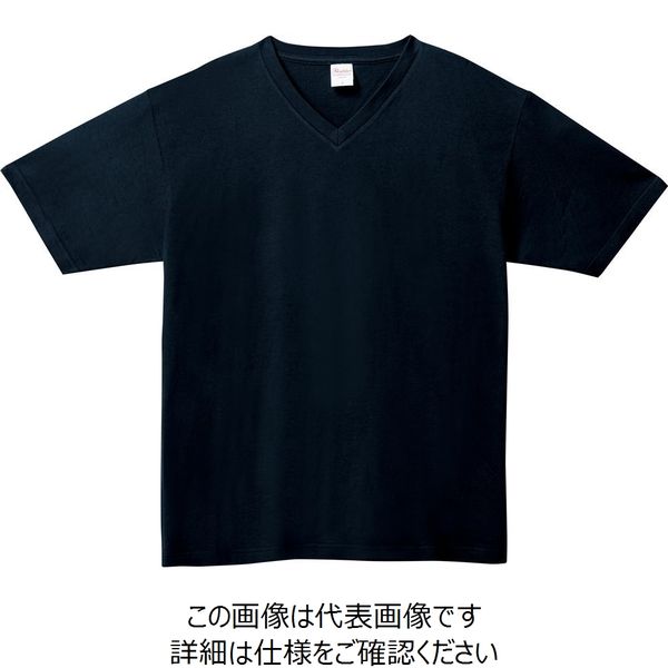 トムス 5.6オンスヘビーウエイトVネックTシャツ ネイビー 2XL 00108-VCT-031-2XL 1セット(2枚)（直送品）