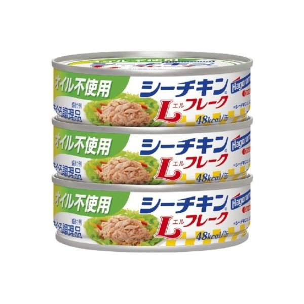 はごろもフーズ オイル不使用 シーチキンＬフレーク　70gx3個 x24 0351099 1箱(24入)（直送品）