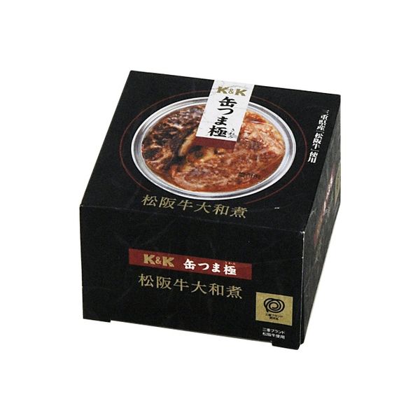 国分グループ本社 K&K 缶つま極 松阪牛大和煮 160g x1 0417221 1箱(1入)（直送品）