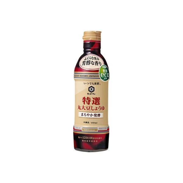 キッコーマン食品 キッコーマン いつでも新鮮 特丸大豆しょうゆ 450ml x12 2113499 1箱(12入)（直送品）