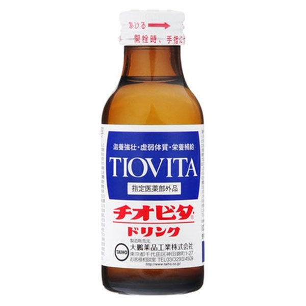 大鵬薬品工業 大鵬薬品 チオビタドリンク 瓶 100ml x10 3831934 1箱(10入)（直送品）