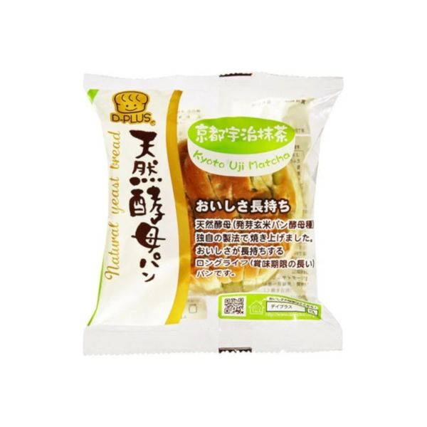 デイプラス 天然酵母パン 京都宇治抹茶 1個 x12 5237306 1箱(12入