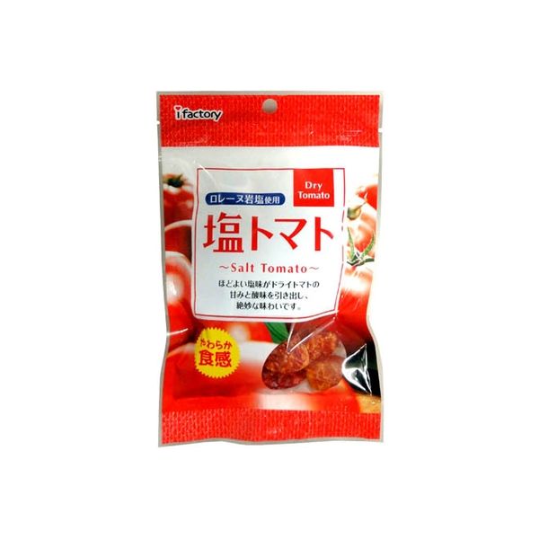稲葉ピーナツ アイファクトリー 塩トマト 80g ｘ12 5603582 1箱(12入)（直送品）