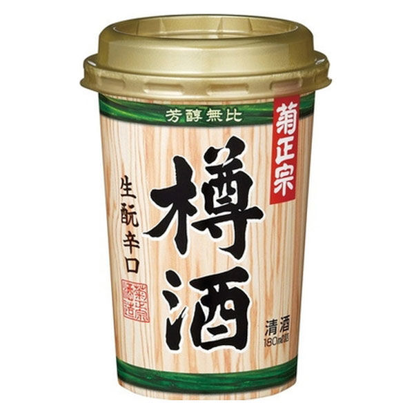 菊正宗酒造 菊正宗 上撰 樽酒 ネオカップ 180ml x1 7013328 1セット(1個)（直送品） - アスクル