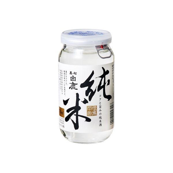 辰馬本家酒造 清酒上撰 黒松白鹿 純米 カップ 270ml x5 7051834 1セット(5個)（直送品） - アスクル