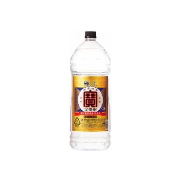 宝酒造 連続20°宝 極上 エコペット 4L x1 7232273 1セット(1個